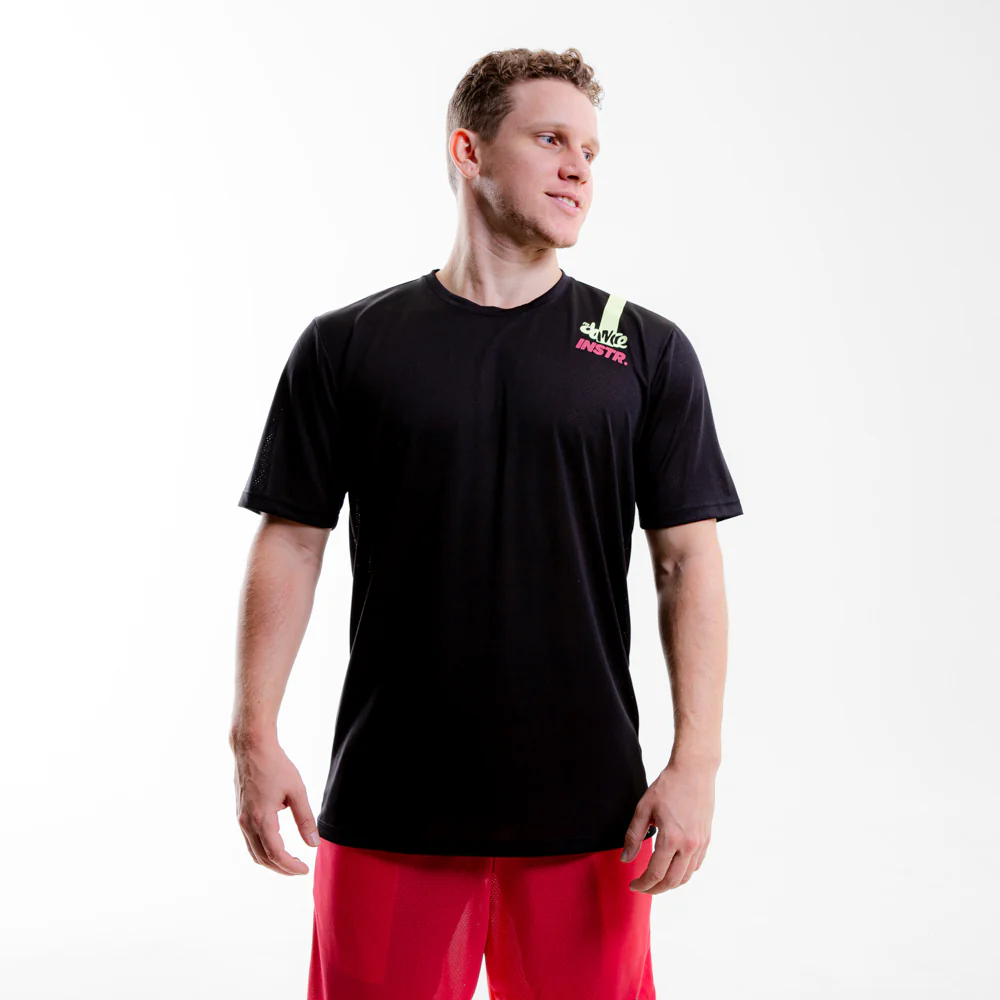 CAMISETA ESTAMPA OMBRO FITDANCE INSTRUCTOR PRETO EST ROSA - Image 8
