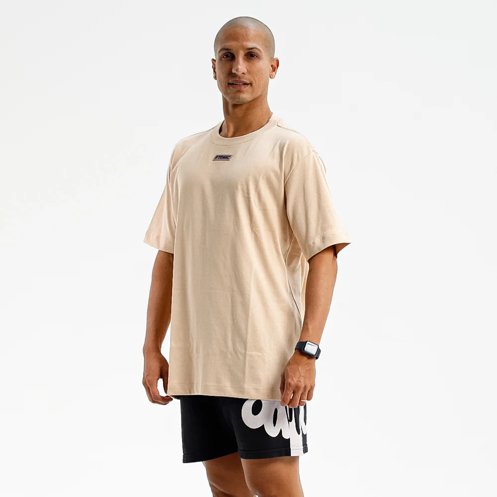 CAMISETA OVERSIZED MALHÃO FTDNC BEGE - Image 8