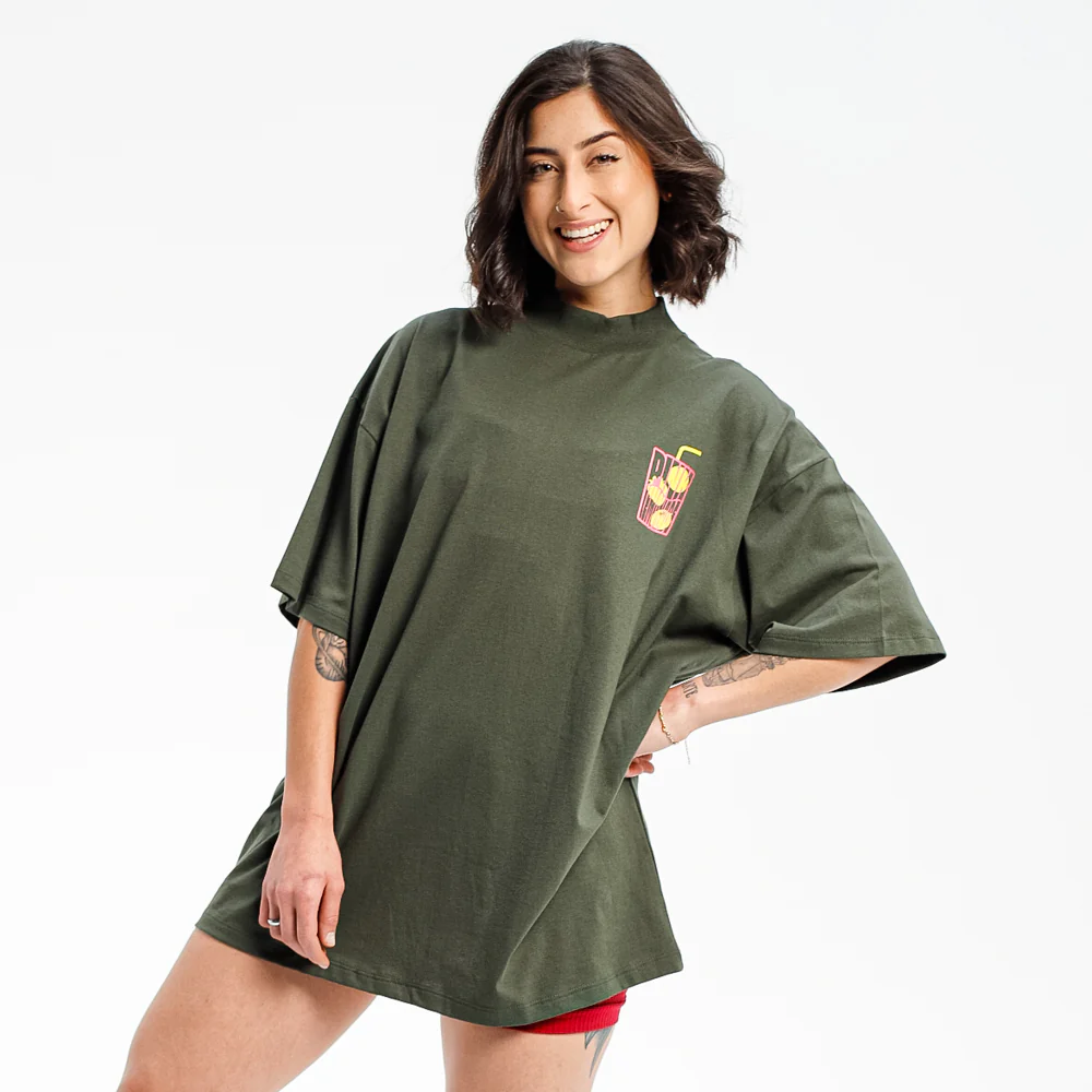 CAMISETA OVERSIZED PL FITDANCE VERDE - Image 3