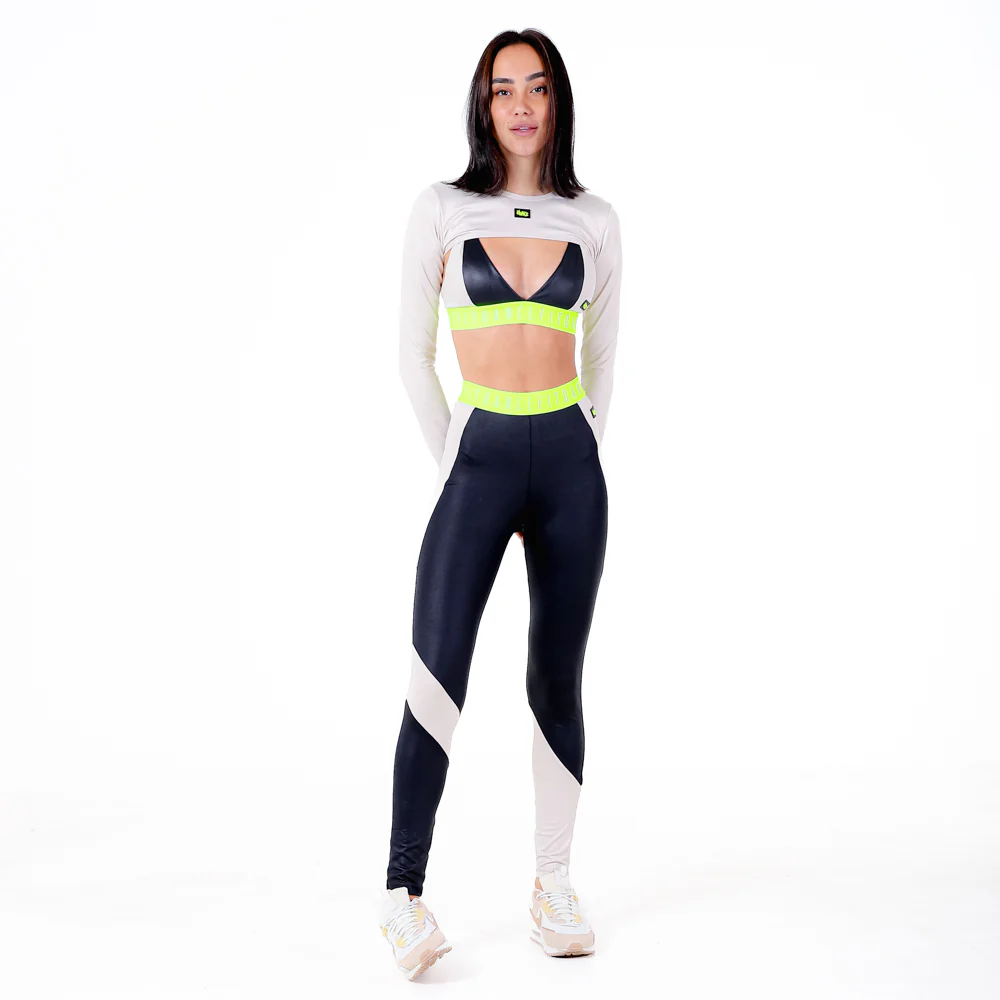 CASACO CROPPED CIRRE FITDANCE BEGE - Image 7
