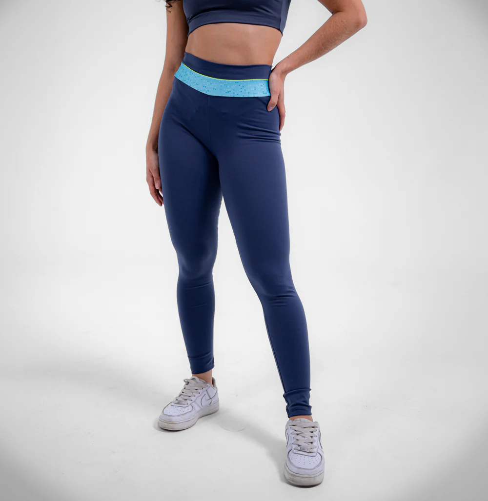 LEGGING FAIXA CINTURA FITDANCE AZUL - Image 11