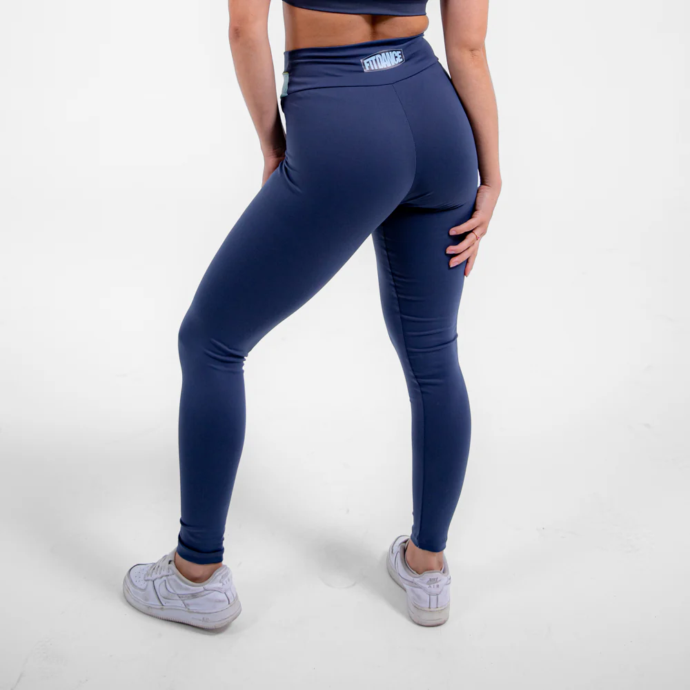 LEGGING FAIXA CINTURA FITDANCE AZUL - Image 4