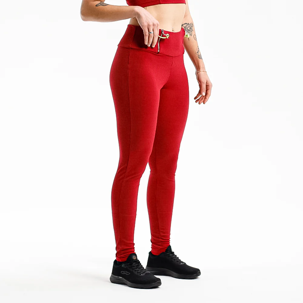 LEGGING ZÍPER FITDANCE PL VINHO - Image 3