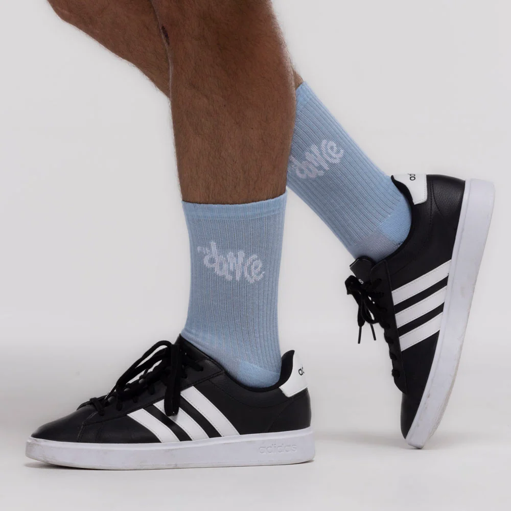 MEIA CLASSIC FITDANCE AZUL EST BRANCO - Image 4