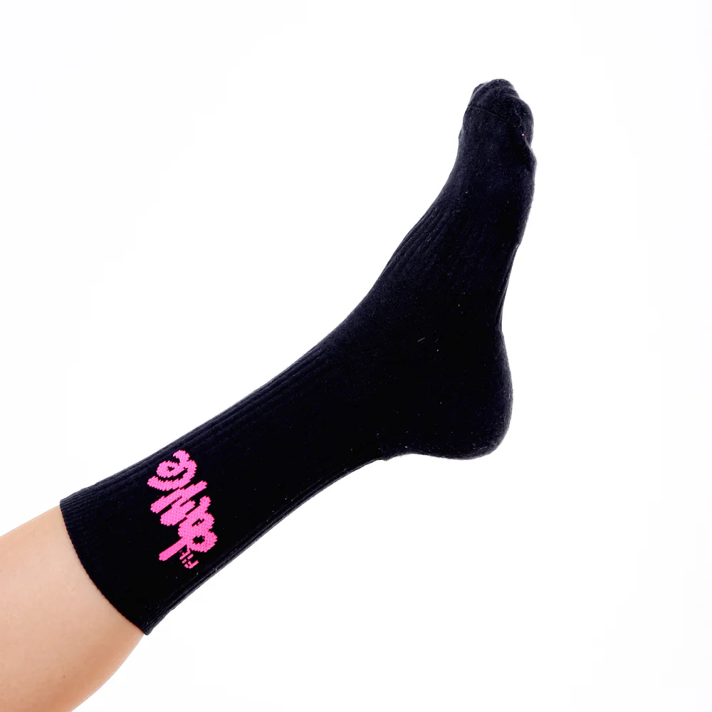 MEIA CLASSIC FITDANCE PRETO + NEON - Image 3