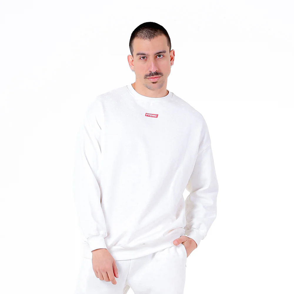 MOLETOM FULL PRINT FTDNC OFF-WHITE - Image 6