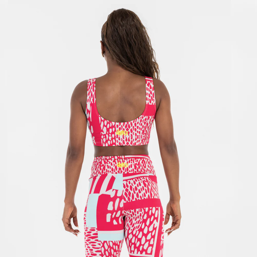 TOP ALÇAS ESTAMPADO FITDANCE ROSA - Image 3